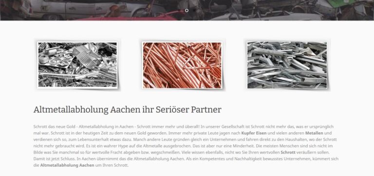 Professionelle Altmetallentsorgung in Anröchte: Bequemer Service für Privatpersonen und Unternehmen